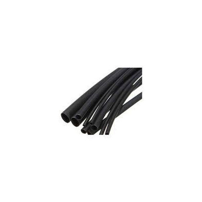 Juodas termosusitraukiantis vamzdelis 75/22mm su klijais OMU