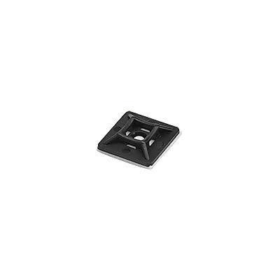 N0901 Juodas priklijuojamas dirželių laikiklis  19x19x5.4mm BM