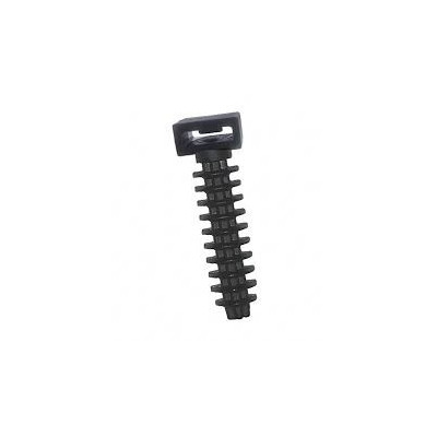 Juodas kalamas kaištis 10x37mm dirželiams 100vnt LAPAFIL 21160