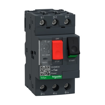 Variklio apsaugos automatas TeSys 0.40-0.63A Schhneider Electric GV2ME04