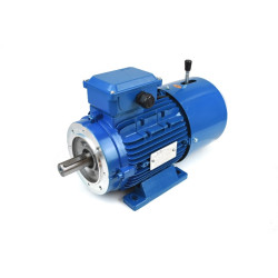 Trifazis elektros variklis 1.1kw-1400aps/min su stabdžiu, universalus 90B34
