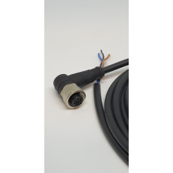 Kampinė jungtis M12 4PIN WSOR 2m laidas 804001B30M020