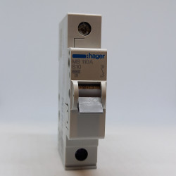 Automatinis jungiklis 1P B10A 6kA Hager  MB110A