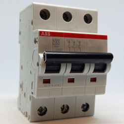 Automatinis jungiklis 3P C50A 6kA S203-C50 ABB 2CDS253001R0504