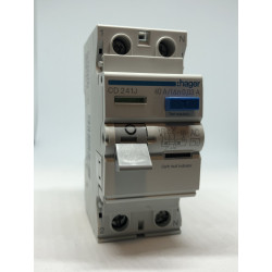 Srovės nuotekio relė RCCB 2P 40A 30mA AC Hager CD241J