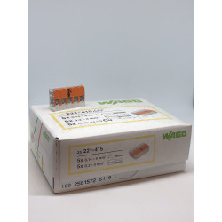 Universali 5 laidų jungtis 2x0.14-4mm2, 25vnt WAGO