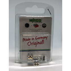 Balta 2 laidų jungtis WAGO 2273-202, 0.5-2.5mm2, 24A,5vnt