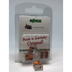 Universali 2 laidų jungtis 2x0.2-4mm2, 25vnt WAGO
